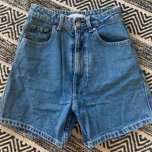 ZARA vintage denim mom shorts